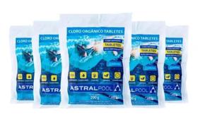 Kit 5 Tablete De Cloro Pastilha Orgânica 200g Astralpool
