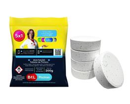 Kit 5 Tabletes de Tricloro Multiação 200g Bel - Bel Piscinas Kit 5 Tabletes de Tricloro Multiação 200g Bel - Bel Piscinas