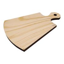 Kit 5 Tabua Sino para Carne e Petisco 22x33cm Madeira Pinus