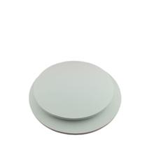 Kit 5 tabuleiro redondo mdf branco 15cm x 6mm