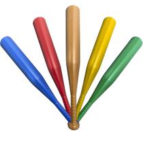 Kit 5 Taco Bastão Jogo Baseball Brinquedo Infantil de Plástico Cores Sortidas Fantasias Resistente Kit 5 Taco Bastão Jogo Baseball Brinquedo Infantil de Plástico Cores Sortidas Fantasias Resistente