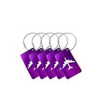 Kit 5 Tags de mala em alumínio - Identificador de bagagem
