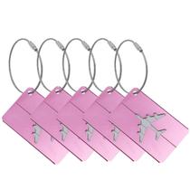 Kit 5 Tags Para Mala Viagem C/ Identificador Seguro A Prova D'Água