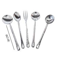 Kit 5 talheres aluminio fundido cabo de aluminio Kit 5 talheres aluminio fundido cabo de aluminio