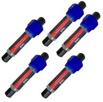 KIT 5 Tapa Fugas F5 Super 8ML C/ Mangueira Dose Única Tamanho:ÚnicoGênero:UnissexCor:Branco