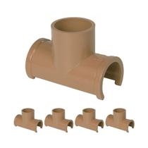 Kit 5 Tapa Furo Tee Soldavel (20mm) - Estrela