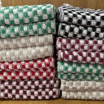 Kit 5 Tapete De Banheiro Toalha De Piso Chão Algodão Xadrez