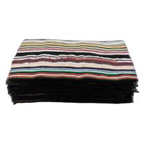 Kit 5 Tapetes Artesanais Tear Tira Coloridas 0,60 x 0,34 de Porta Sala Cozinha