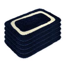 Kit 5 Tapetes Frufru Multiuso 60cm x 40cm Decorativos em Malha