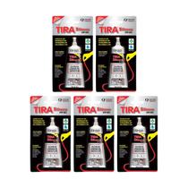 Kit 5 Tapmatic Tira Silicone Quimatic 45 Gramas Removedor de Silicone Profissional para Limpeza Remoção Resíduos Fácil Aplicação Alta Eficiência Ts0