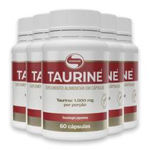 Kit 5 Taurine Vitafor 60 Cápsulas