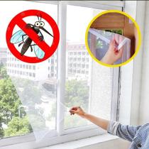 KIt 5 Tela Mosquiteiro P/ Janela Ou Porta Com Auto Colante 130x150cm