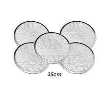 Kit 5 Tela Pizza 35Cm Alumínio Redonda