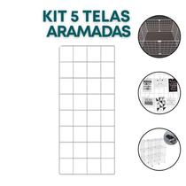 Kit 5 Telas Aramada 20x40cm Painel Home Office Mural Recados Planejamento DIY Criativo Kit 5 Telas Aramada 20x40cm Painel Home Office Mural Recados Planejamento DIY Criativo