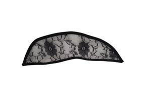 Kit 5 Telas Base Confecção De Aplique Tic Tac Renda Preta