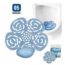 Kit 5 Telas Perfumadas para Mictório Antirrespingo Marine Azul UPPRO Durável