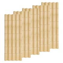 Kit 5 Telhas PVC Afort Colonial 5 Ondas Marfim 2,30x0,86m
