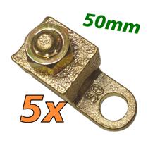 Kit 5 Terminal de Pressão Sapata Botinha para Cabo 50mm Reforçado Kit 5 Terminal de Pressão Sapata Botinha para Cabo 50mm Reforçado