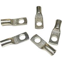 Kit 5 Terminal Olhal de Compressão para Cabo Fio de 6mm Cobre Estanhado SC6-5