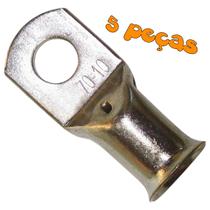 Kit 5 Terminal Olhal de Compressão para Cabos e Fios de 70mm