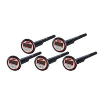 Kit 5 Termômetro Digital Faixa -50 A 300C Temperatura Contato A Prova D'água Tipo Espeto Te-500 Portátil Instrutherm Kit 5 Termômetro Digital Faixa -50 A 300C Temperatura Contato A Prova D'água Tipo Espeto Te-500 Portátil Instrutherm
