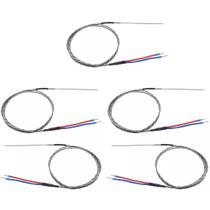 Kit 5 termopar tipo j mineral inox 3x100mm 2m wje Kit 5 termopar tipo j mineral inox 3x100mm 2m wje