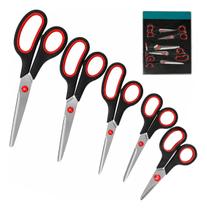 Kit 5 Tesoura Lamina De Aço Inoxidável Resistente Universal Kit 5 Tesoura Lamina De Aço Inoxidável Resistente Universal