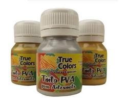 Kit 5 Tinta Pva Metal para Artesanato 37ml True Colors