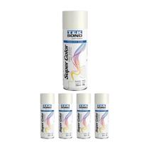 Kit 5 Tinta Spray Uso Geral Branco Brilhante 350ml - Tekbond