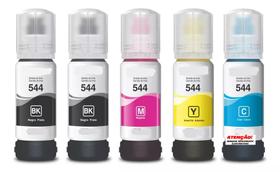 Kit 5 Tintas 544 Para L3110 L3150 L1110 L51920 65ml