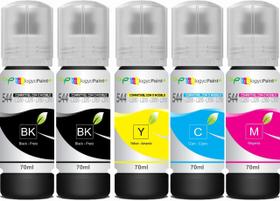 Kit 5 Tintas 544 Para T544 L3110 L3150 L5190 Cx/ 5 Un.