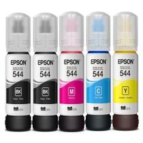 Kit 5 tintas T544 T5445204P para impressora Tank L5190 L3250 L1250