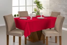 Kit 5 Toalha de Mesa Quadrada Oxford 1,40 x 1,40 4 lugares Oxford Premium