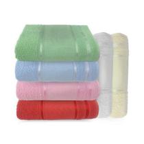 Kit 5 Toalha Jacquard Pintura Grande Lufamar Coloridas