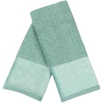 Kit 5 Toalha Lavabo Cristal Natalina 30x50cm Mar Mediterrâneo Kit 5 Toalha Lavabo Cristal Natalina 30x50cm Mar Mediterrâneo