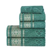 Kit 5 Toalhas Banho E Rosto Liso Para Hotel Pousada Essence - EMPÓRIO DO LAR Kit 5 Toalhas Banho E Rosto Liso Para Hotel Pousada Essence - EMPÓRIO DO LAR