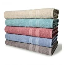 Kit 5 Toalhas De Banho Grande Grossa 80x150c Lisboa Sortidos