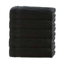 Kit 5 Toalhas de Banho Profissional Lavabo Algodão Absorção Praia Piscina Hotel Salão Secagem Maciez