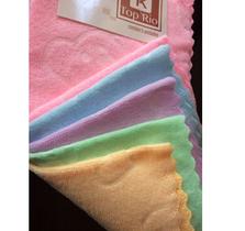 Kit 5 Toalhas de Mão Microfibra Macia Pano Multiuso 29x29 cm Top Rio