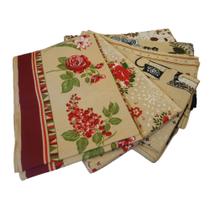 Kit 5 Toalhas De Mesa Linhão Premium 6 Cadeiras Retangular