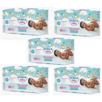 Kit 5 Toalhas Umedecidas De 40 Folhas Infância Feliz - Chans Kit 5 Toalhas Umedecidas De 40 Folhas Infância Feliz - Chans