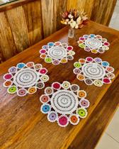 Kit 5 Toalhinhas De Chá Moeda Colorida Kit 5 Toalhinhas De Chá Moeda Colorida