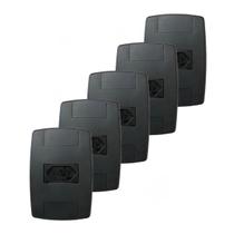 Kit 5 Tomada Elétrica Preta 2P+T 10A 250V Placa 4X2 Ilumi Kit 5 Tomada Elétrica Preta 2P+T 10A 250V Placa 4X2 Ilumi