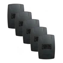 Kit 5 Tomada Elétrica Preta 2P+T 20A 250V Placa 4X2 Ilumi Kit 5 Tomada Elétrica Preta 2P+T 20A 250V Placa 4X2 Ilumi