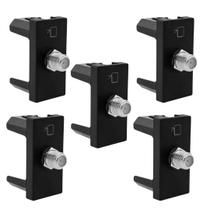 Kit 5 Tomadas Antena Tv - Conector F Pial Plus+ Preto 615030pt Kit 5 Tomadas Antena Tv - Conector F Pial Plus+ Preto 615030pt