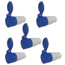 Kit 5 Tomadas De Acoplamento 2pt 16a 220 A 240v 5060hz Kit 5 Tomadas De Acoplamento 2pt 16a 220 A 240v 5060hz