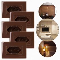 kit 5 Tomadas de Embutir Para Móveis Planejados Bancada Mesa Cozinha Escritório 20A kit 5 Tomadas de Embutir Para Móveis Planejados Bancada Mesa Cozinha Escritório 20A
