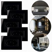 kit 5 Tomadas de Embutir Para Móveis Planejados Bancada Mesa Cozinha Escritório 20A