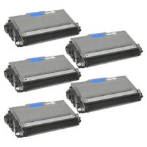 kit 5 toner TN3382 compatível para impressora Brother HL-5452