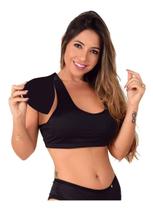 Kit 5 Top Com Bojo Removível Atacado Academia Fitness Nadador Toper Sustentação para malhar